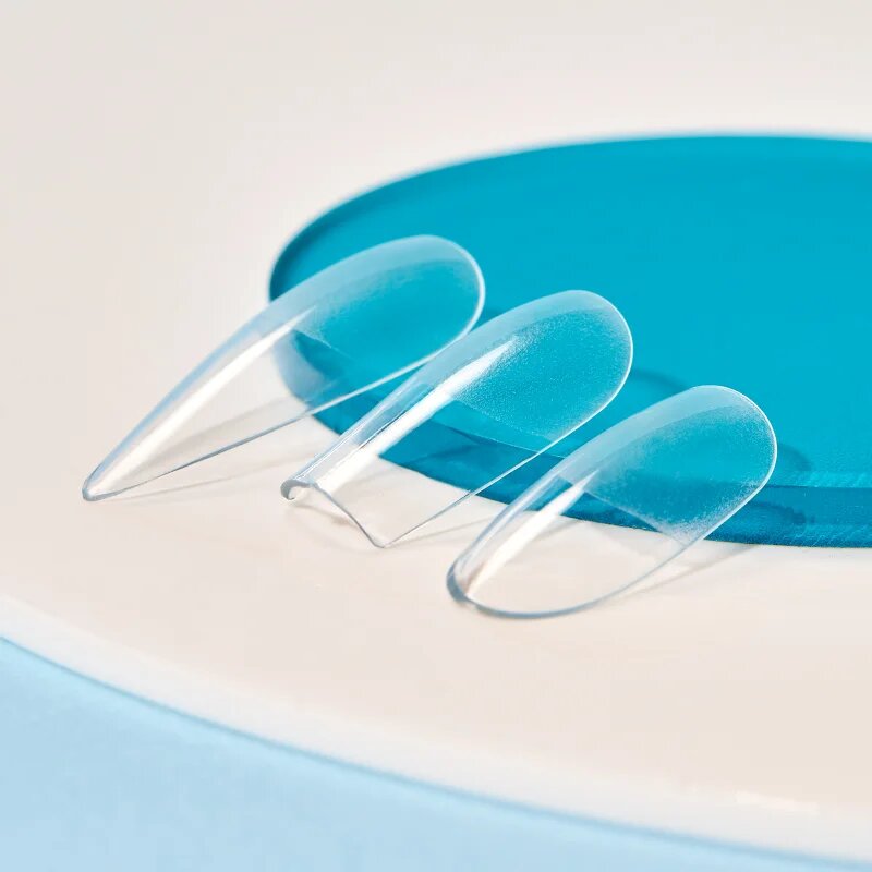 NeoNail Flexi Tips Invisible Изкуствени нокти тип 02 Clear Square 300 бр.