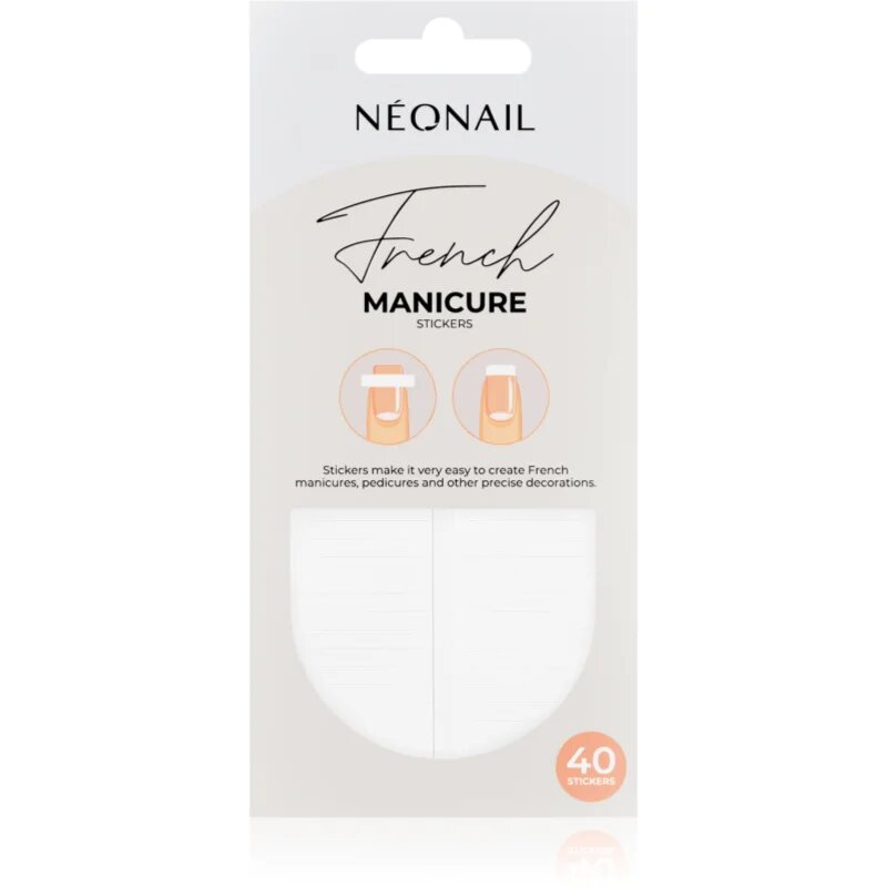 NeoNail French Manicure Stickers Стикери за нокти тип 02 40 бр.