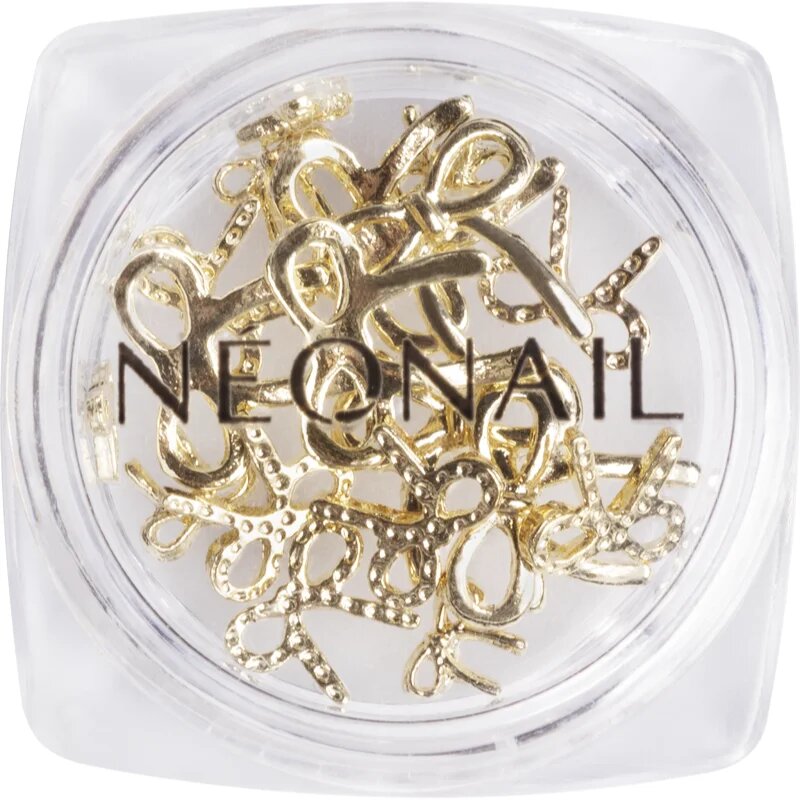 NeoNail Nail Art 3D Bows украса за нокти цвят Gold 1 бр.