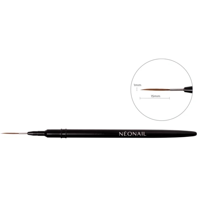 NeoNail Nail Art Brush четка за декорация на нокти тип Fine Line 1 mm 1 бр.