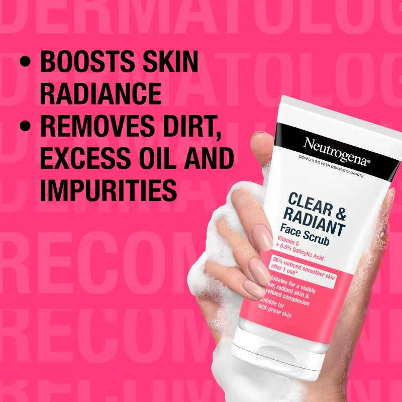Neutrogena Clear & Radiant пилинг 150 мл.