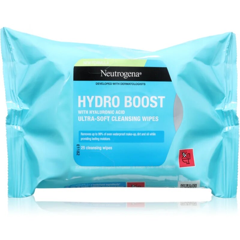 Neutrogena Hydro Boost® фини почистващи кърпички 25 бр.