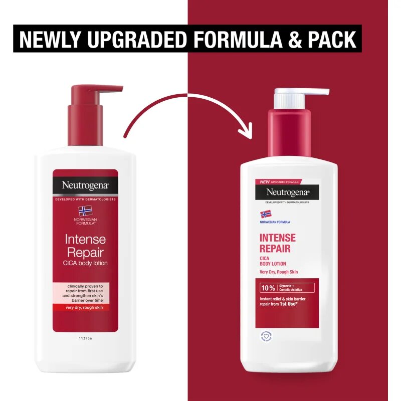 Neutrogena Norwegian Formula® интензивно регенериращо мляко за тяло за суха кожа 400 мл.