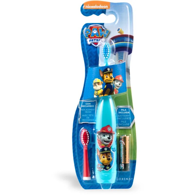 Nickelodeon Paw Patrol Battery Toothbrush детска електрическа четка за зъби със сменяеми батерии