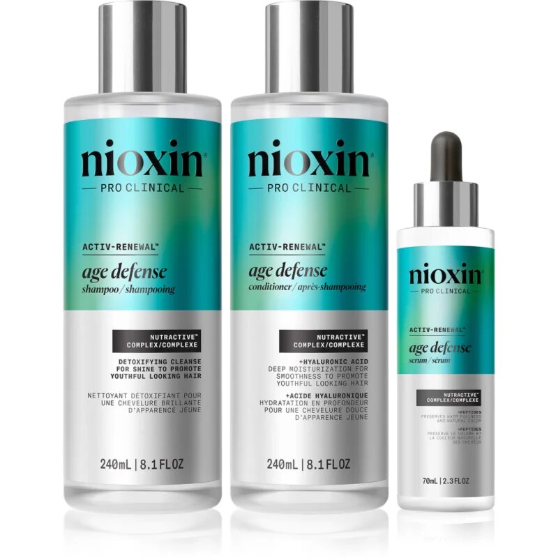 Nioxin Age defense set комплект анти стареене