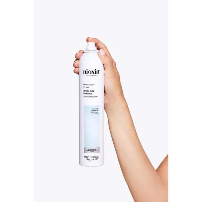 Nioxin Density Defend Styling Strong Hold Hairspray лак за коса за съвършен обем 300 мл.