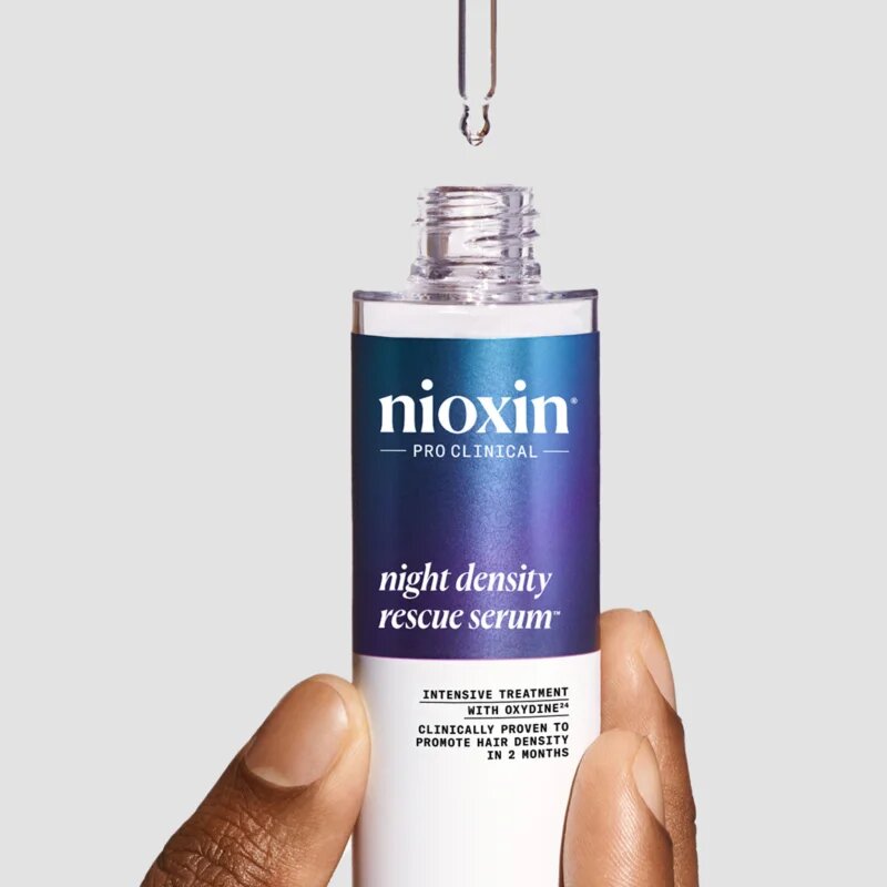 Nioxin Night Density Rescue Serum нощна грижа за разредена коса 70 мл.