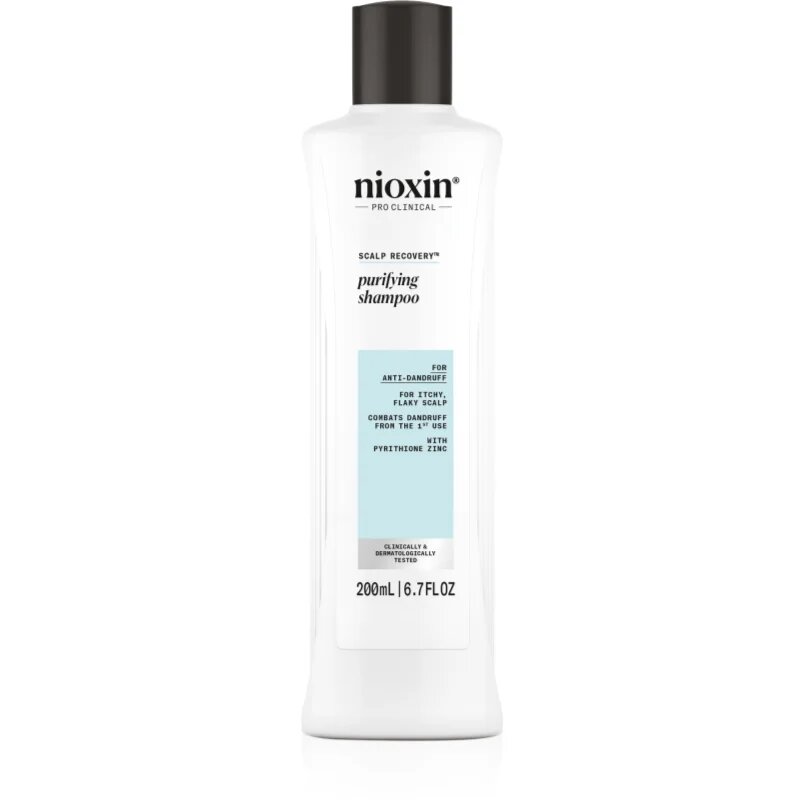 Nioxin Scalp Recovery Purifying Shampoo шампоан за оредяваща и сплескана коса против пърхот 200 мл.
