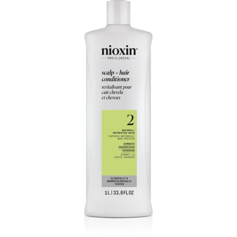 Nioxin System 2 Scalp + Hair Conditioner балсам срещу изтъняване на косата 1000 мл.