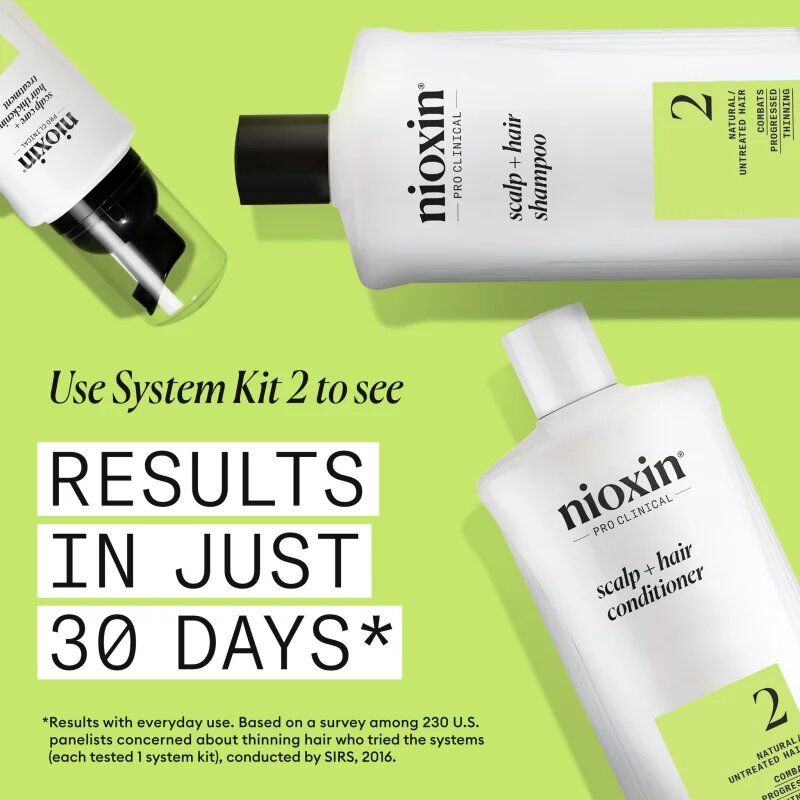Nioxin System 2 Scalp + Hair Conditioner балсам срещу изтъняване на косата 1000 мл.
