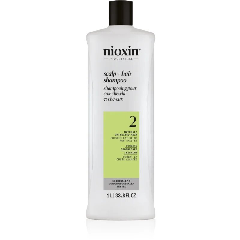 Nioxin System 2 Scalp + Hair Shampoo шампоан срещу изтъняване на косата 1000 мл.