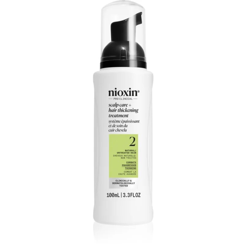 Nioxin System 2 Scalp + Hair Thickening Treatment грижа без отмиване срещу изтъняване на косата 100 мл.