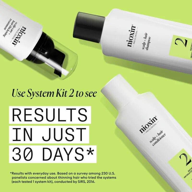 Nioxin System 2 Scalp + Hair Thickening Treatment грижа без отмиване срещу изтъняване на косата 100 мл.