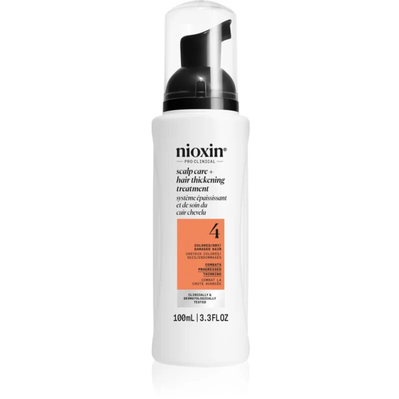 Nioxin System 4 Scalp + Hair Thickening Treatment процедура за силно оредяваща фина и химически третирана коса 100 мл.