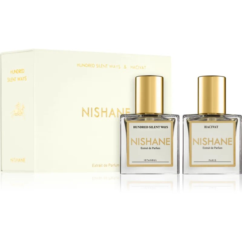 Nishane Hacivat & Hundred Silent Ways Travel Set комплект за пътуване унисекс 2x15 мл.