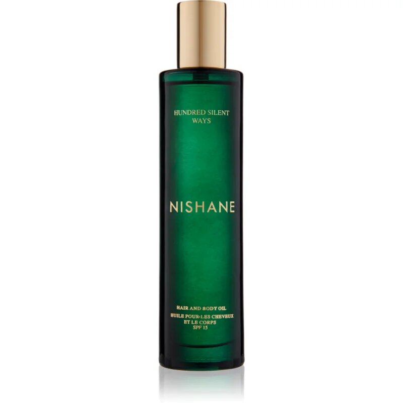 Nishane Hundred Silent Ways парфюмирано масло за коса и тяло SPF 15 100 мл.
