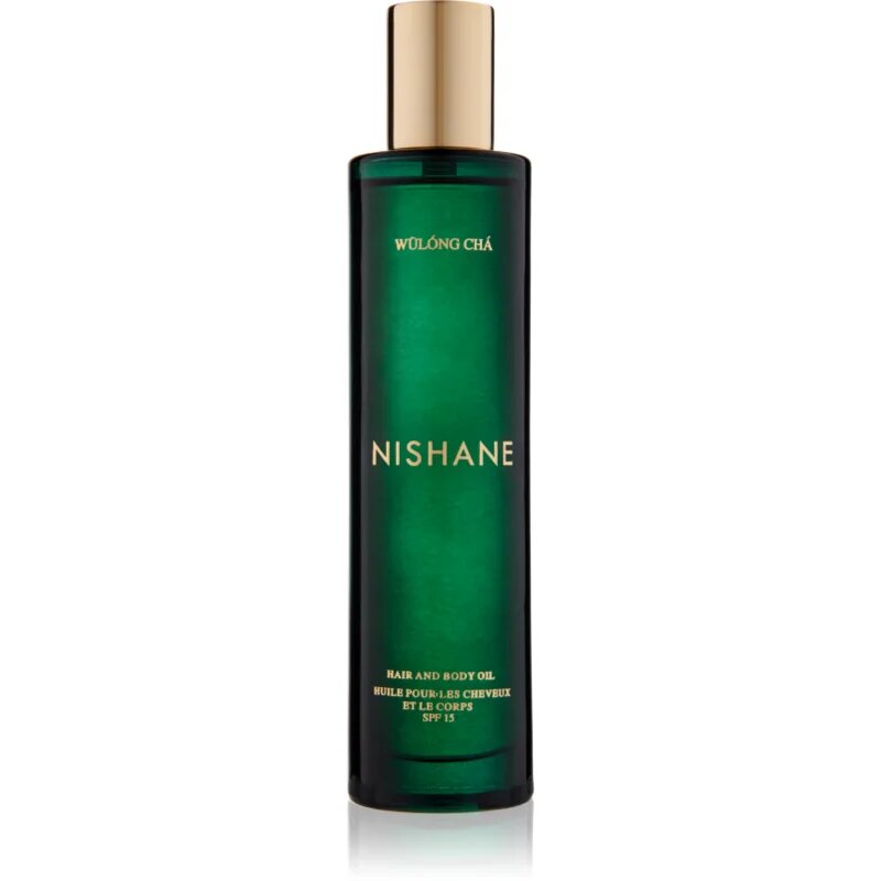 Nishane Wulong Cha парфюмирано масло за коса и тяло SPF 15 100 мл.