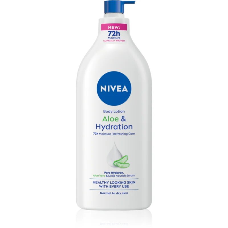 Nivea Aloe & Hydration хидратиращо мляко за тяло с алое вера 625 мл.