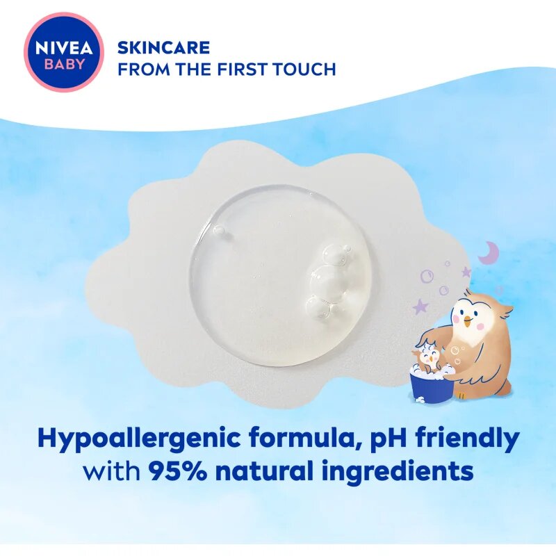 Nivea BABY душ гел за тяло и коса 200 мл.