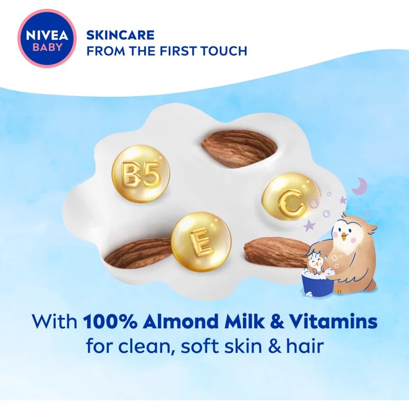 Nivea BABY душ гел за тяло и коса 200 мл.