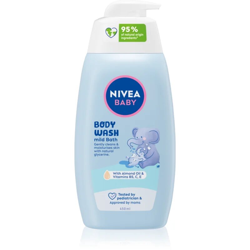 Nivea BABY нежен душ гел 450 мл.