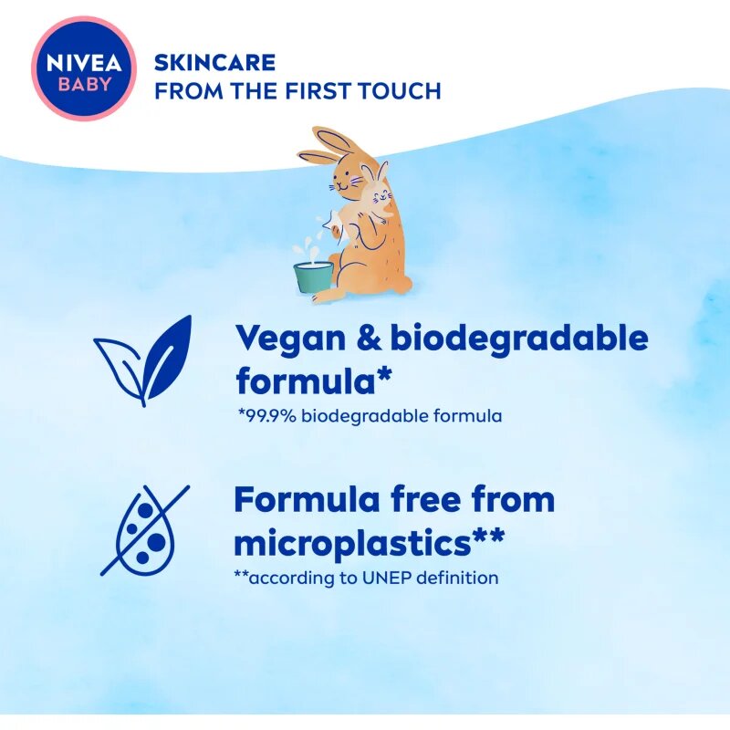 Nivea BABY Pure Water освежаващи мокри кърпички 57 бр.