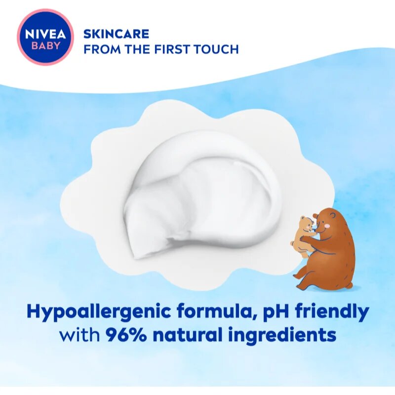 Nivea BABY Soft хидратиращ крем за лице и тяло 200 мл.
