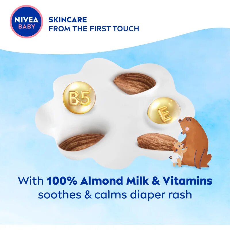 Nivea BABY защитен крем за всекидневна грижа за дупето 100 мл.