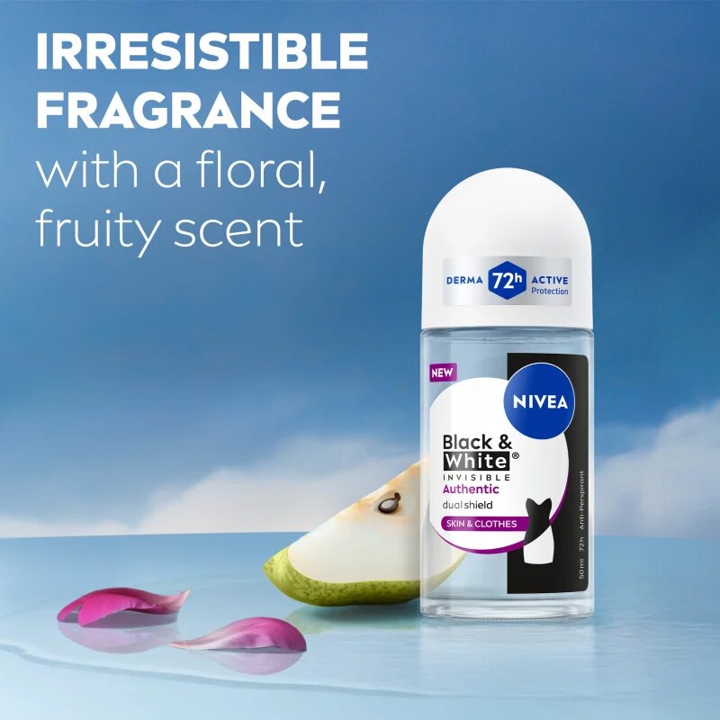 Nivea Black & White Authentic рол- он против изпотяване 50 мл.