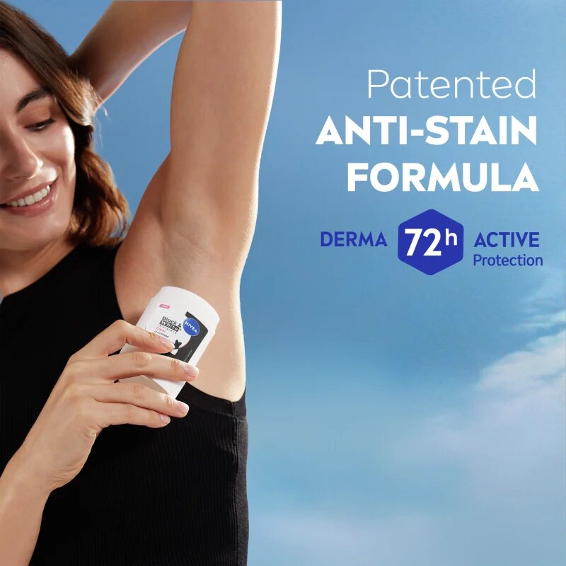 Nivea Black & White Invisible Clear твърд антиперспирант изгодна опаковка