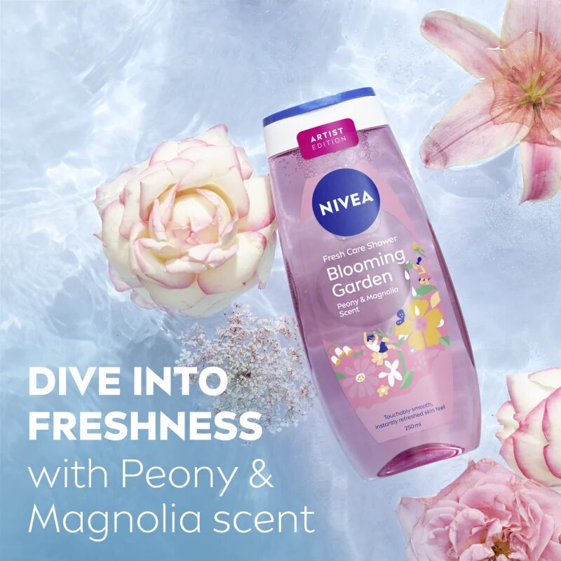 Nivea Blooming Garden хидратиращ душ гел 250 мл.