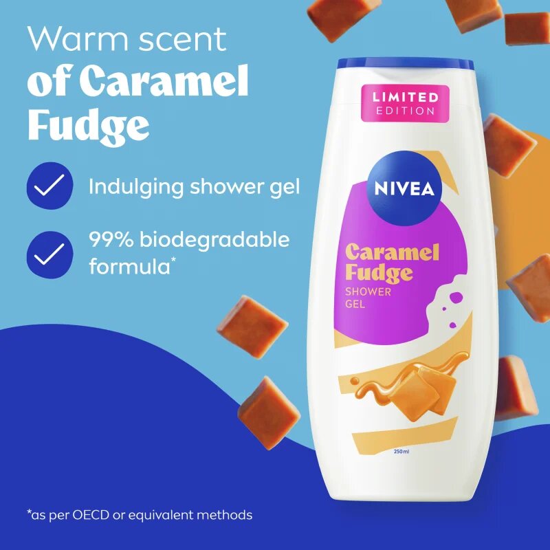 Nivea Caramel Fudge душ гел 250 мл.