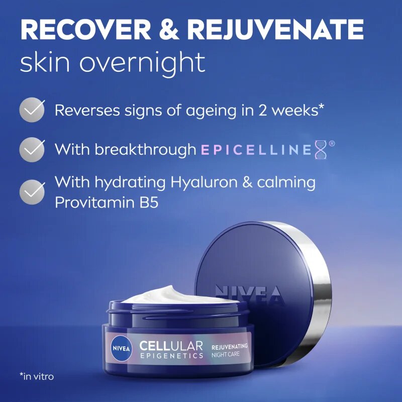 Nivea Cellular Epigenetics подмладяващ нощен крем 50 мл.