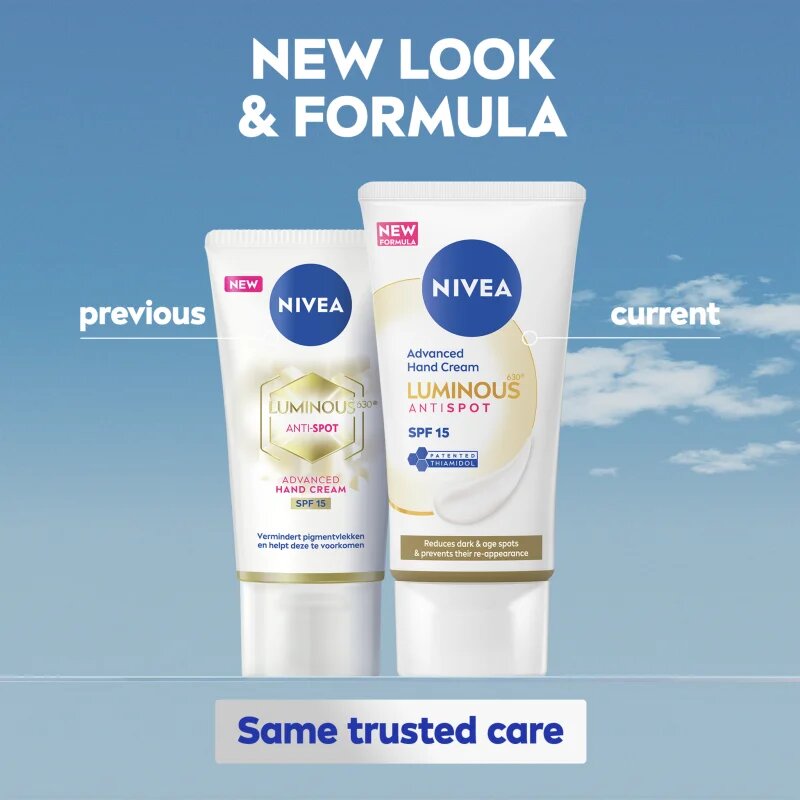 Nivea Cellular Luminous 630 крем за ръце против пигментни петна SPF 15 50 мл.