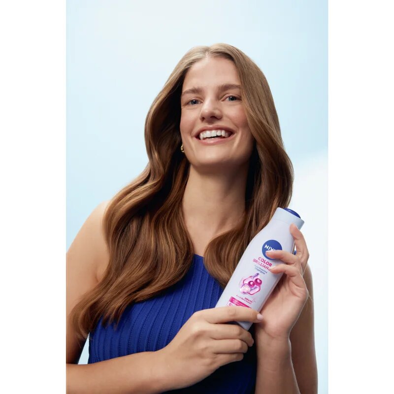 Nivea Color Brilliance грижовен шампоан за боядисана коса 250 мл.