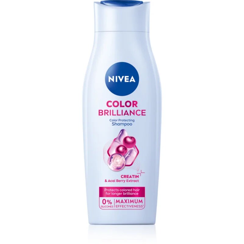 Nivea Color Brilliance грижовен шампоан за боядисана коса 400 мл.