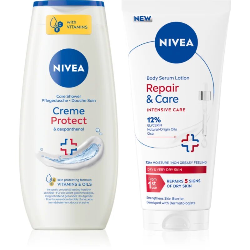 Nivea Creme Protect комплект за суха кожа