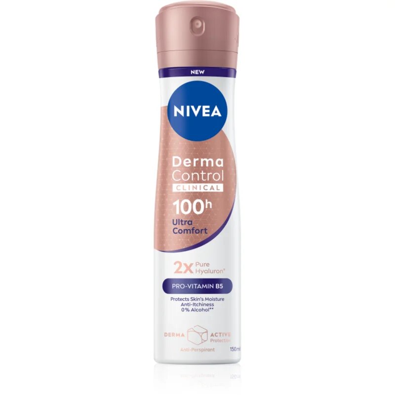 Nivea Derma Control Clinical Ultra Comfort антиперспирант-спрей 150 мл.