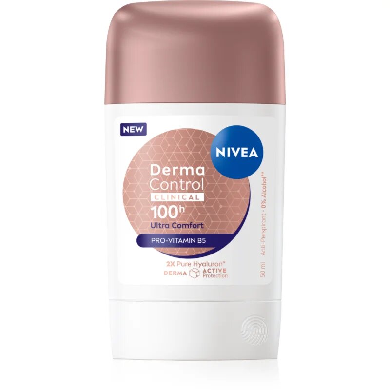 Nivea Derma Control Clinical Ultra Comfort твърд антиперспирант 50 мл.