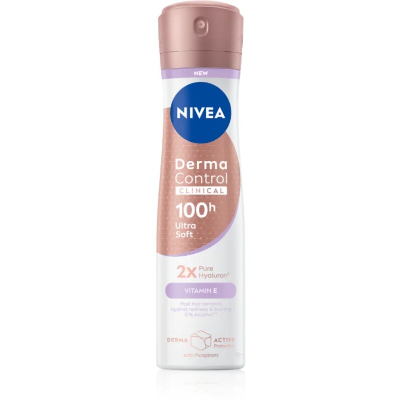Nivea Derma Control Clinical Ultra Soft антиперспирант-спрей 150 мл.