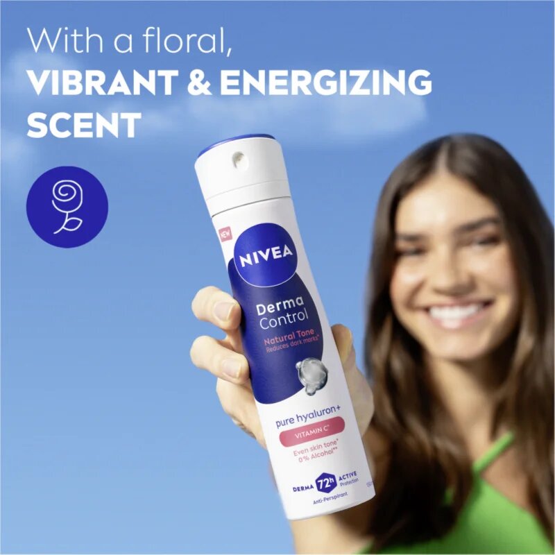 Nivea Derma Control Natural Tone антиперспирант-спрей Против тъмни петна 150 мл.