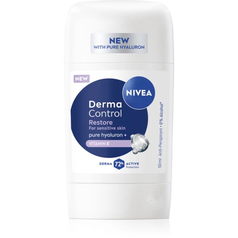 Nivea Derma Control Restore твърд антиперспирант за чувствителна кожа 50 мл.