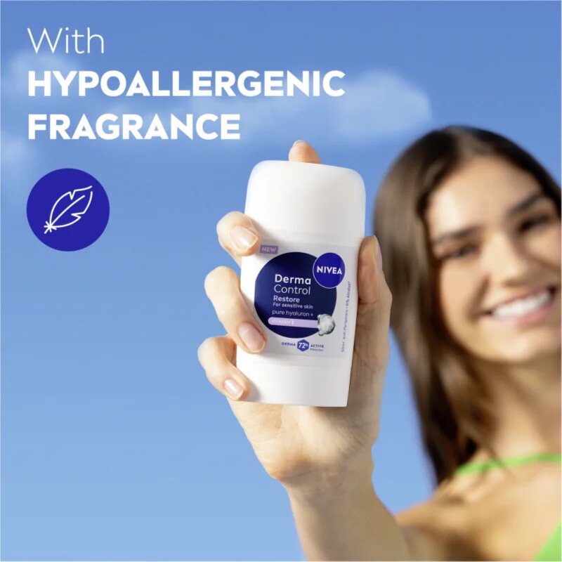 Nivea Derma Control Restore твърд антиперспирант за чувствителна кожа 50 мл.