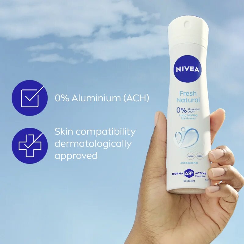 Nivea Fresh Natural дезодорант в спрей за жени 150 мл.