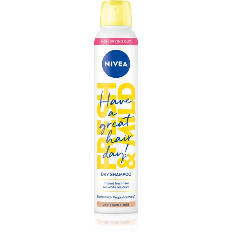 Nivea Fresh Revive сух шампоан за увеличаване на обема Light Tones 200 мл.