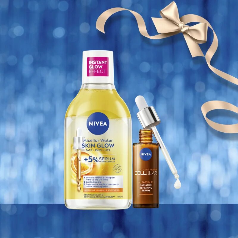 Nivea Glowing Skin подаръчен комплект за озаряване на лицето