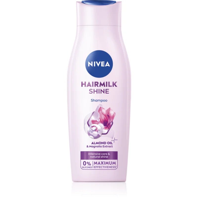 Nivea Hairmilk Shine грижовен шампоан 400 мл.