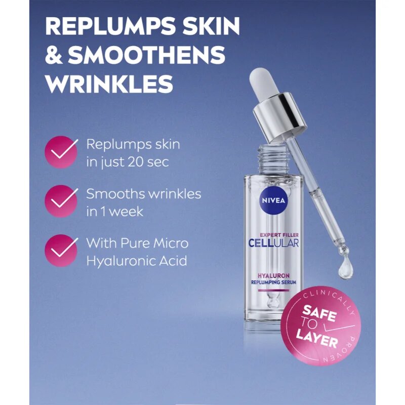 Nivea Hyaluron Cellular Filler изгодна опаковка за стягане на кожата