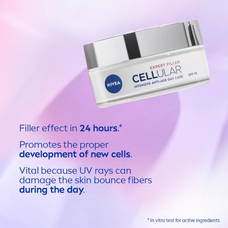 Nivea Hyaluron Cellular Filler стягащ дневен крем SPF 15 50 мл.