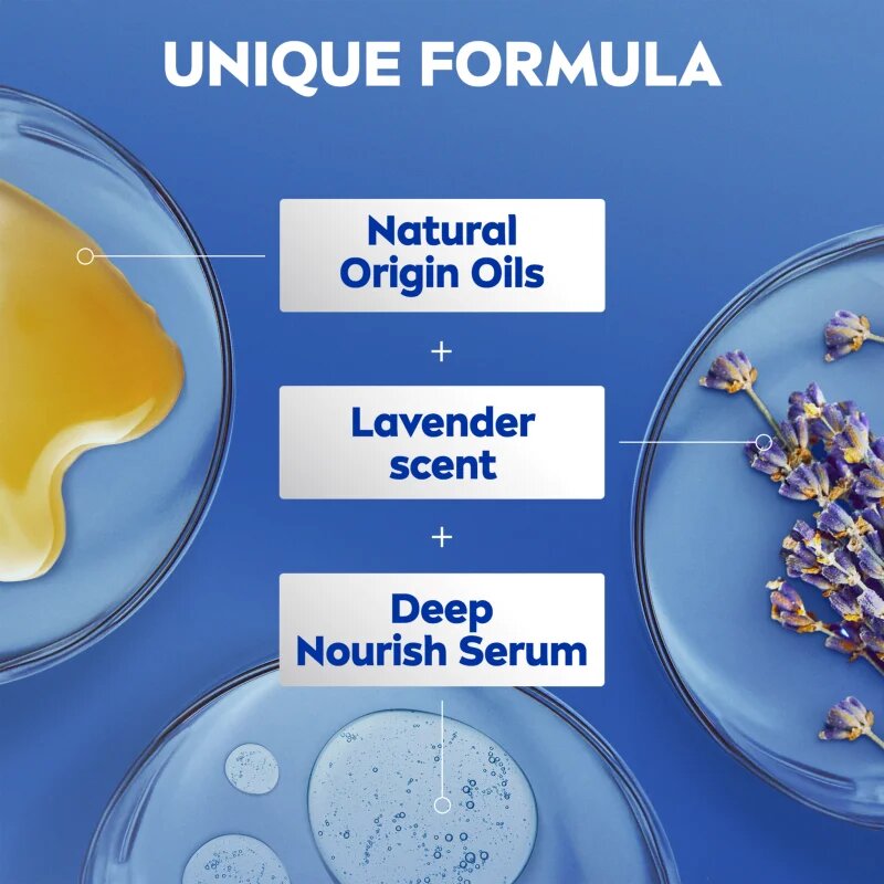 Nivea Lavender тоалетно мляко за тяло с лавандула 400 мл.